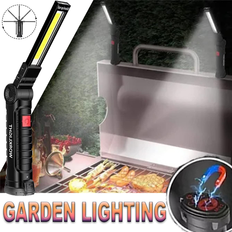 Outdoor Lighting Landscape - Senter LED Portabel dengan Kait Magnetik