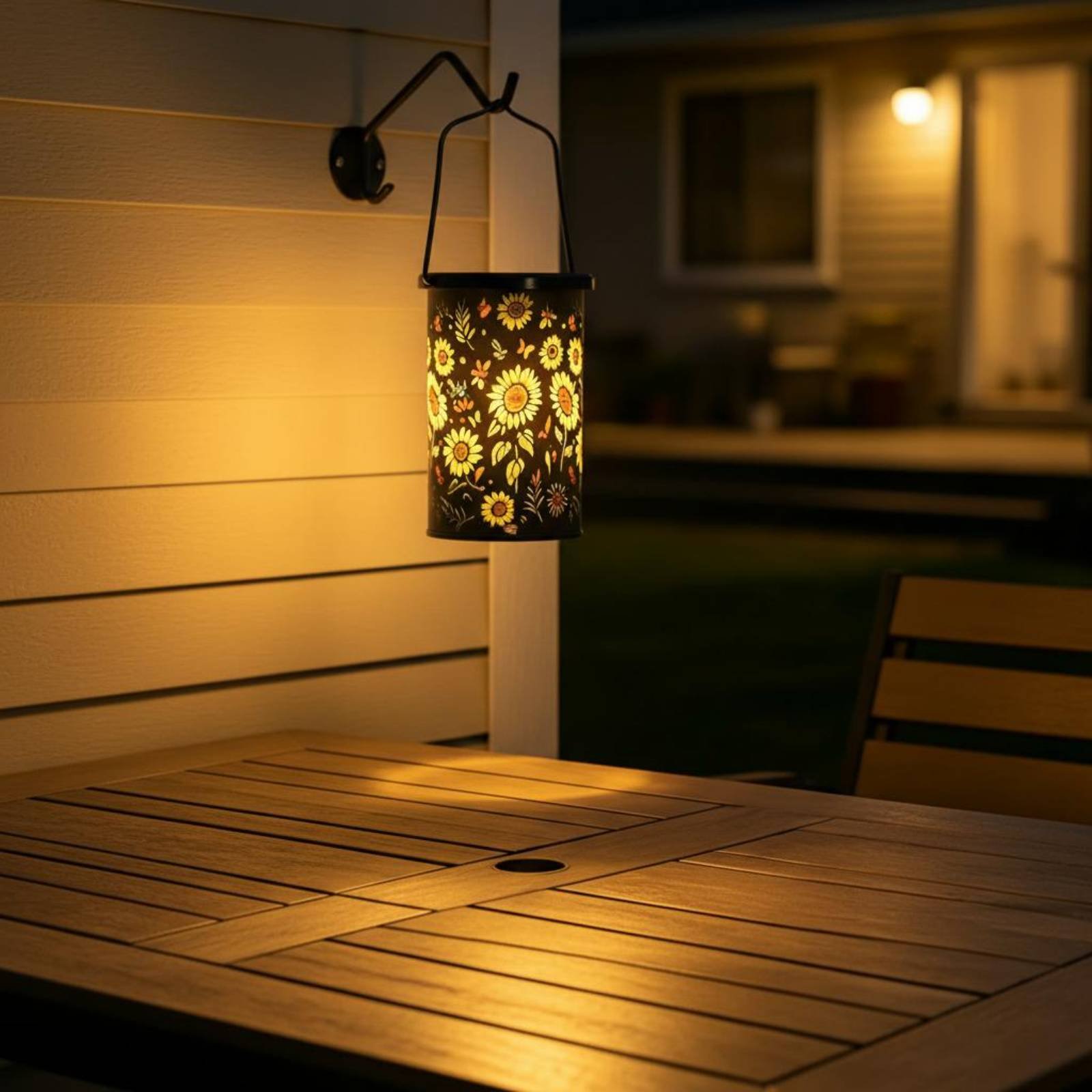 Outdoor Lighting Patio - Lentera Bunga Desain Vintage Lentera Surya