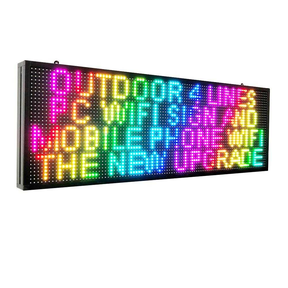 Outdoor Lighting For Store - Papan Iklan LED Toko Bisnis P5,