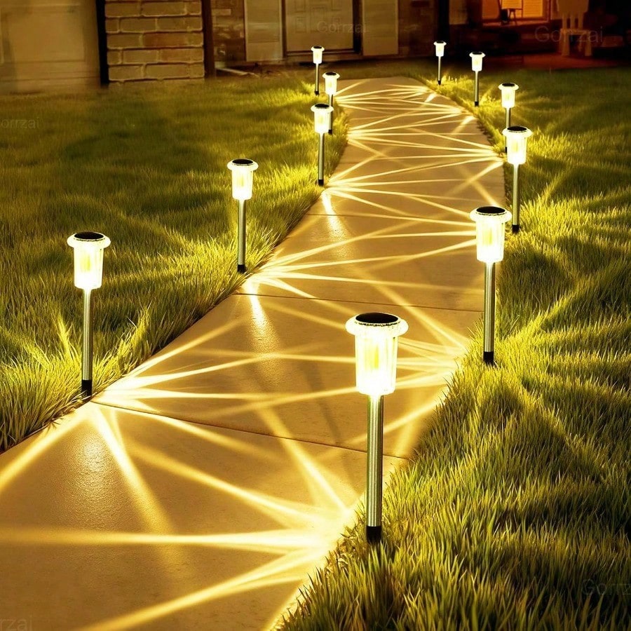Outdoor Lighting Youtube - 4 buah Lampu Taman Tabung Stainless