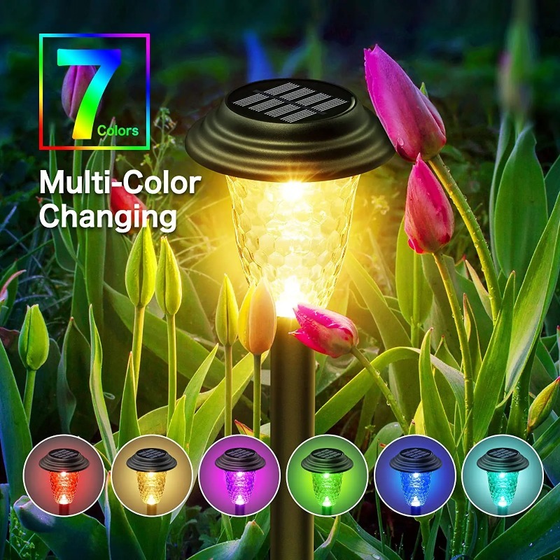 Outdoor Lighting Dusk To Dawn - Lampu Taman Tenaga Surya Luar Ruangan