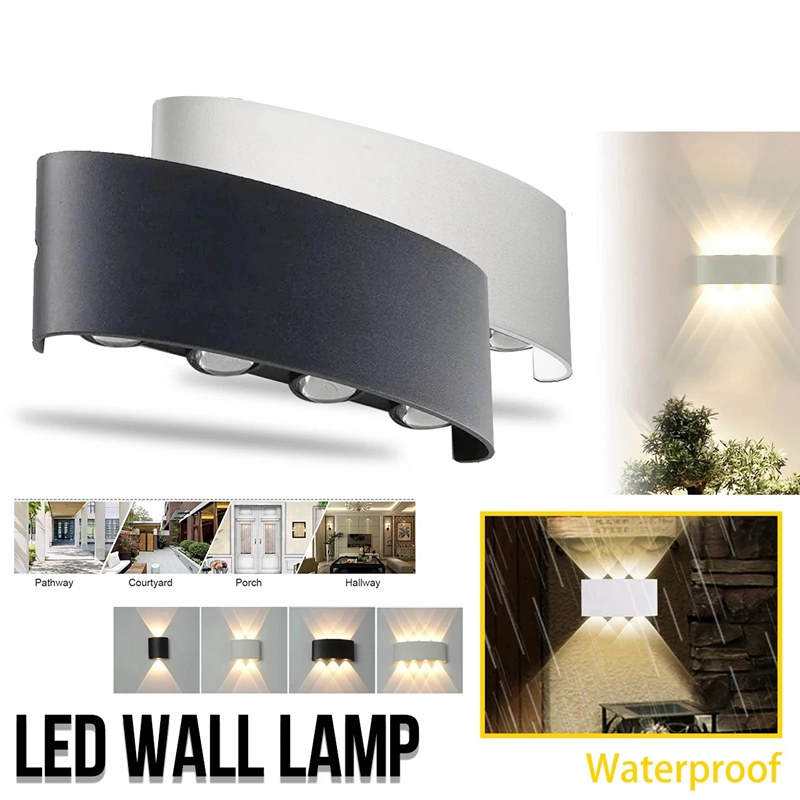 Outdoor Lighting Up And Down - Lampu Dinding Led Modern Lampu Tangga