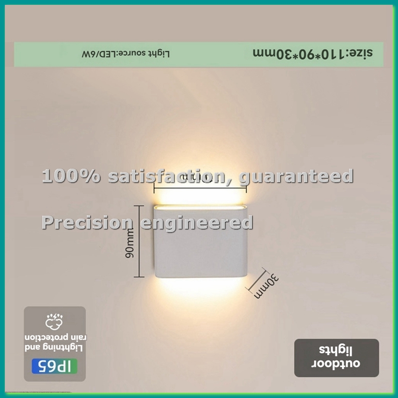 Outdoor Lighting Sconce - Lampu Dinding LED Tahan Air Lampu