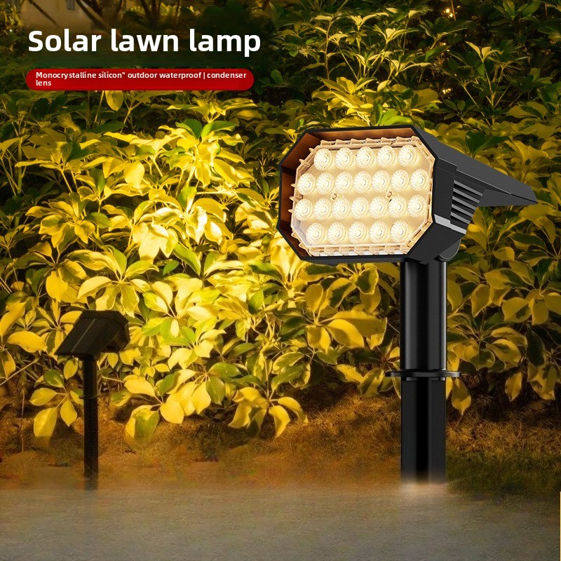 Outdoor Lighting Ground Fixtures - Lampu Proyeksi Tenaga Surya 2026 dengan
