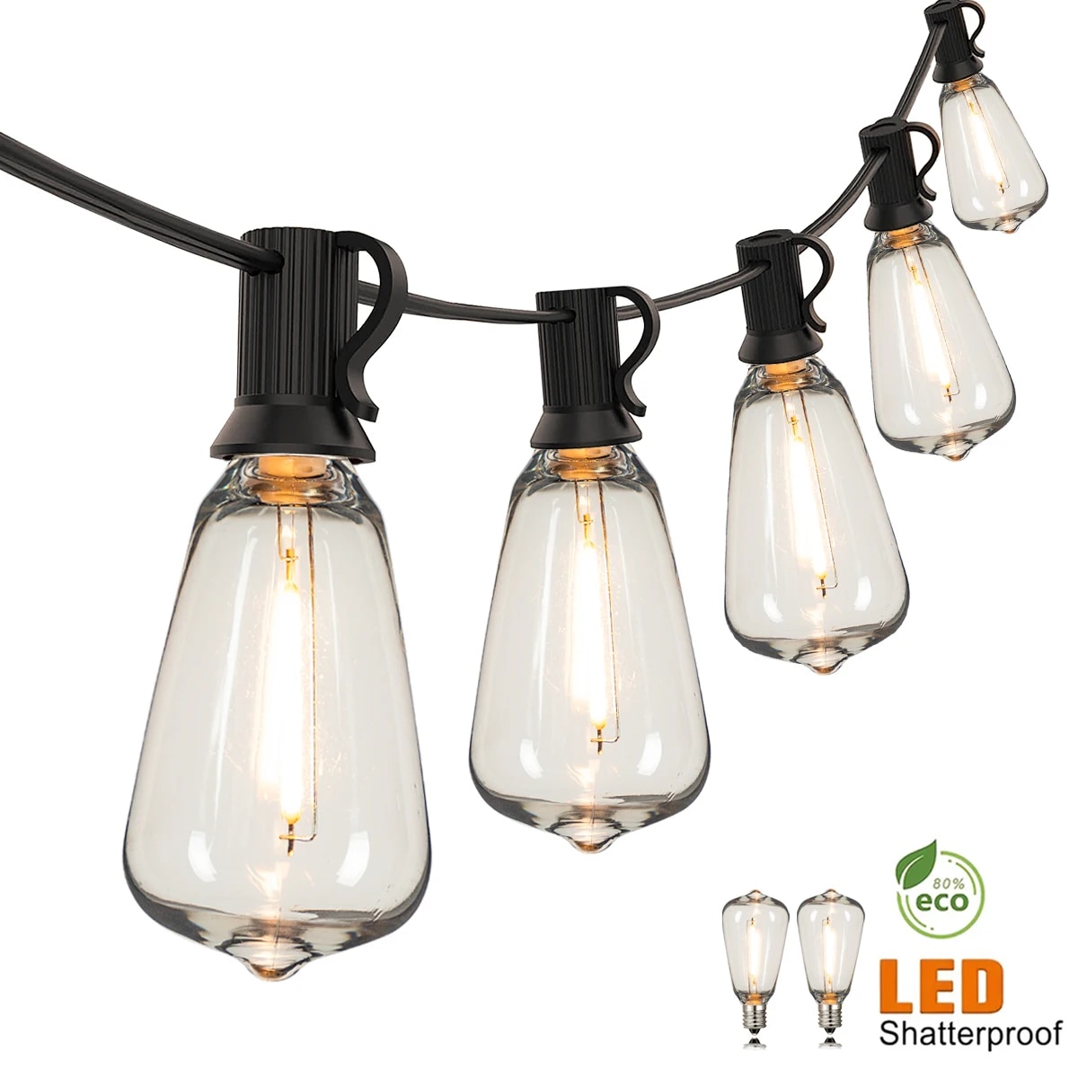 Outdoor Lighting Sconce - Lampu String ST38 110V Colokan AS,