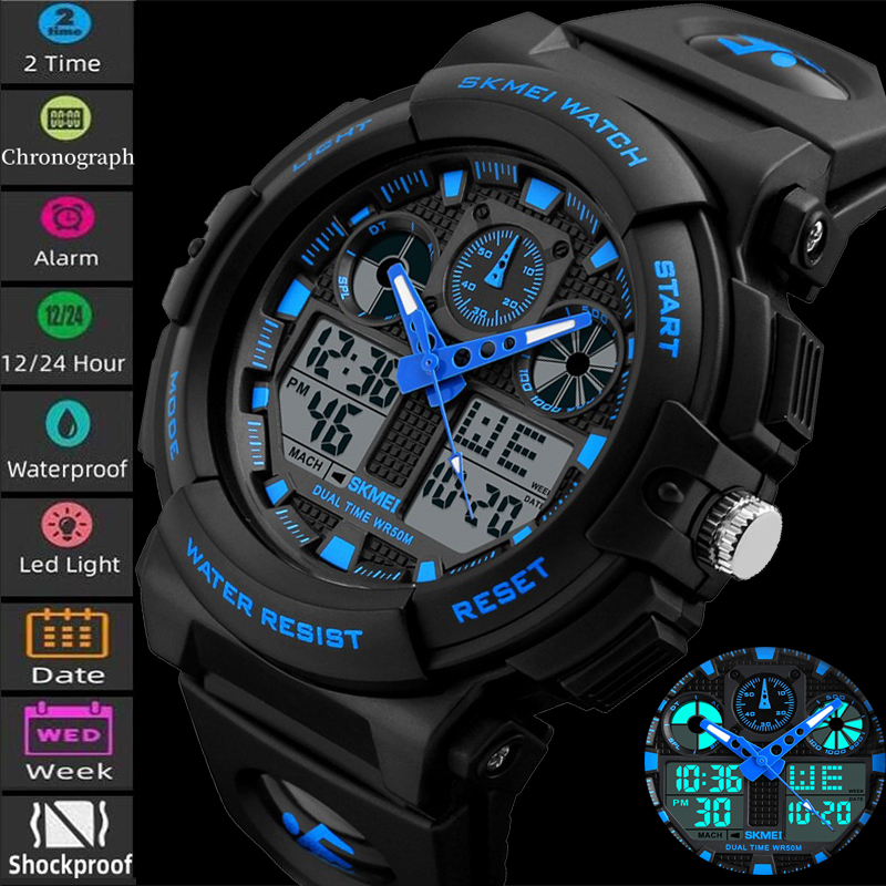 2017 New SKMEI Pria Sports Wat - Outdoor Lighting Zones ulasan dan harga