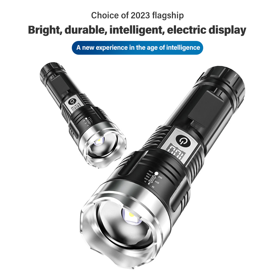 Senter LED 200000LM Daya Tingg - Outdoor Lighting Landscape ulasan dan harga