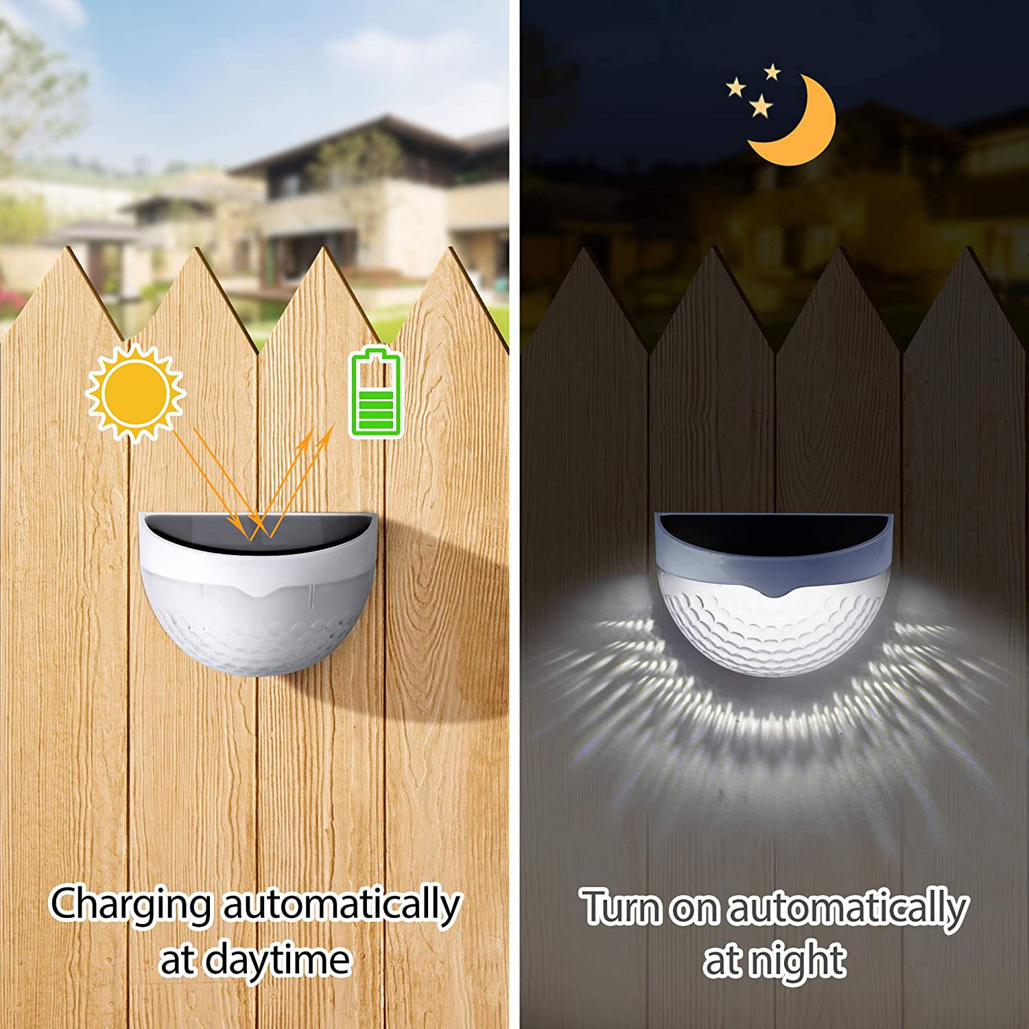 Lampu LED Tenaga Surya Lampu D - Outdoor Lighting Sconce ulasan dan harga