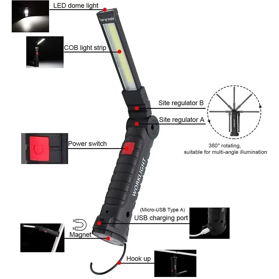 Senter LED Portabel dengan Kai - Outdoor Lighting Landscape ulasan dan harga