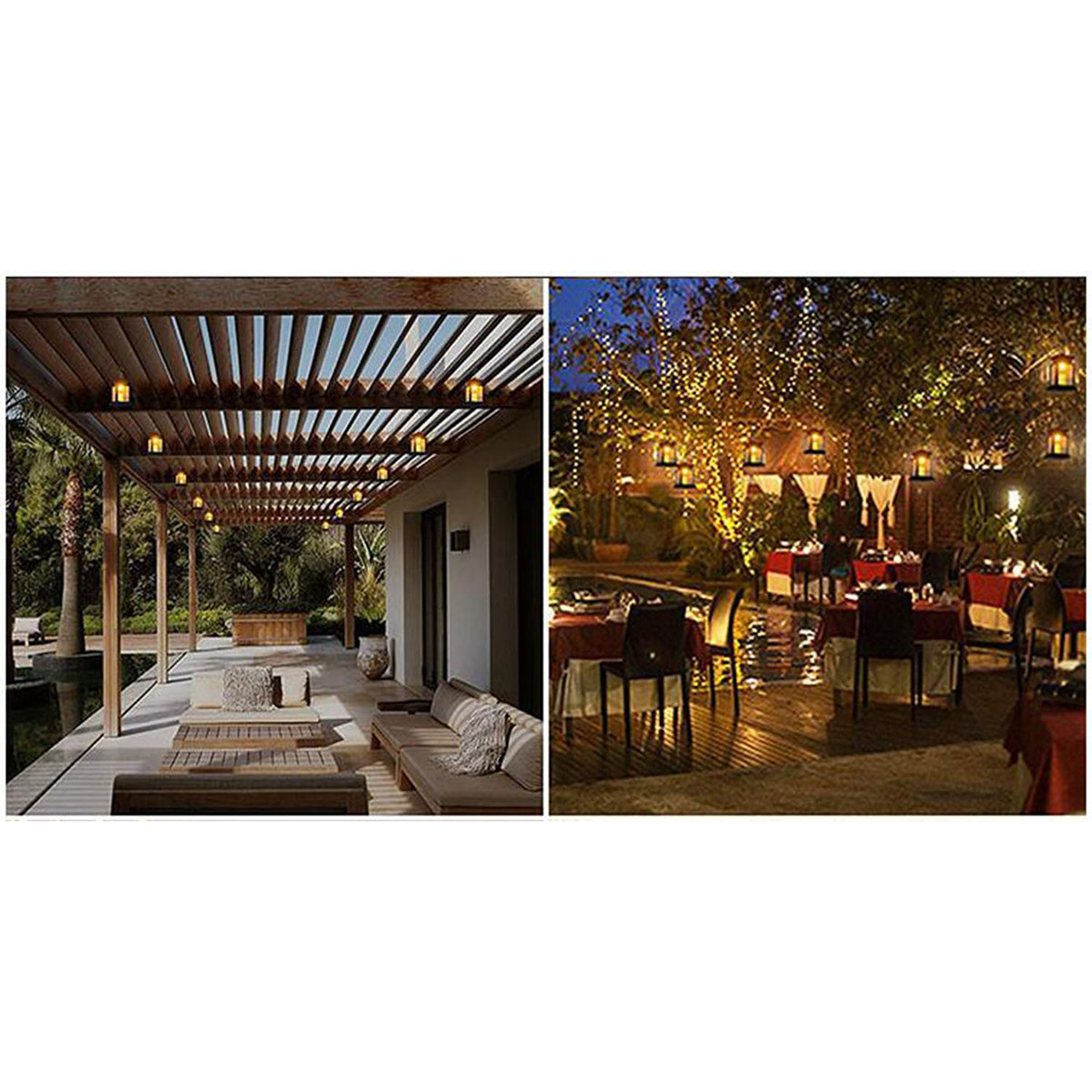 3Pcs Lampu Surya Tahan Air Vin - Outdoor Lighting Vintage ulasan dan harga