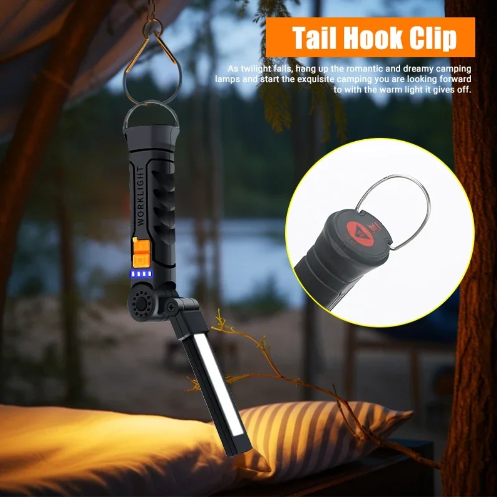 Senter LED COB Portabel Senter - Outdoor Lighting Landscape ulasan dan harga