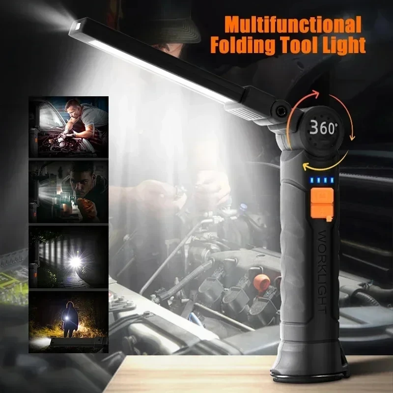 Senter LED COB Portabel Lampu  - Outdoor Lighting Landscape ulasan dan harga