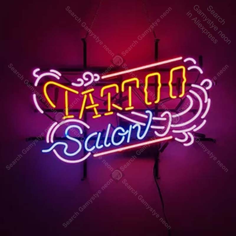 Kaca Lampu Neon Tanda Vintage  - Outdoor Lighting For Store ulasan dan harga