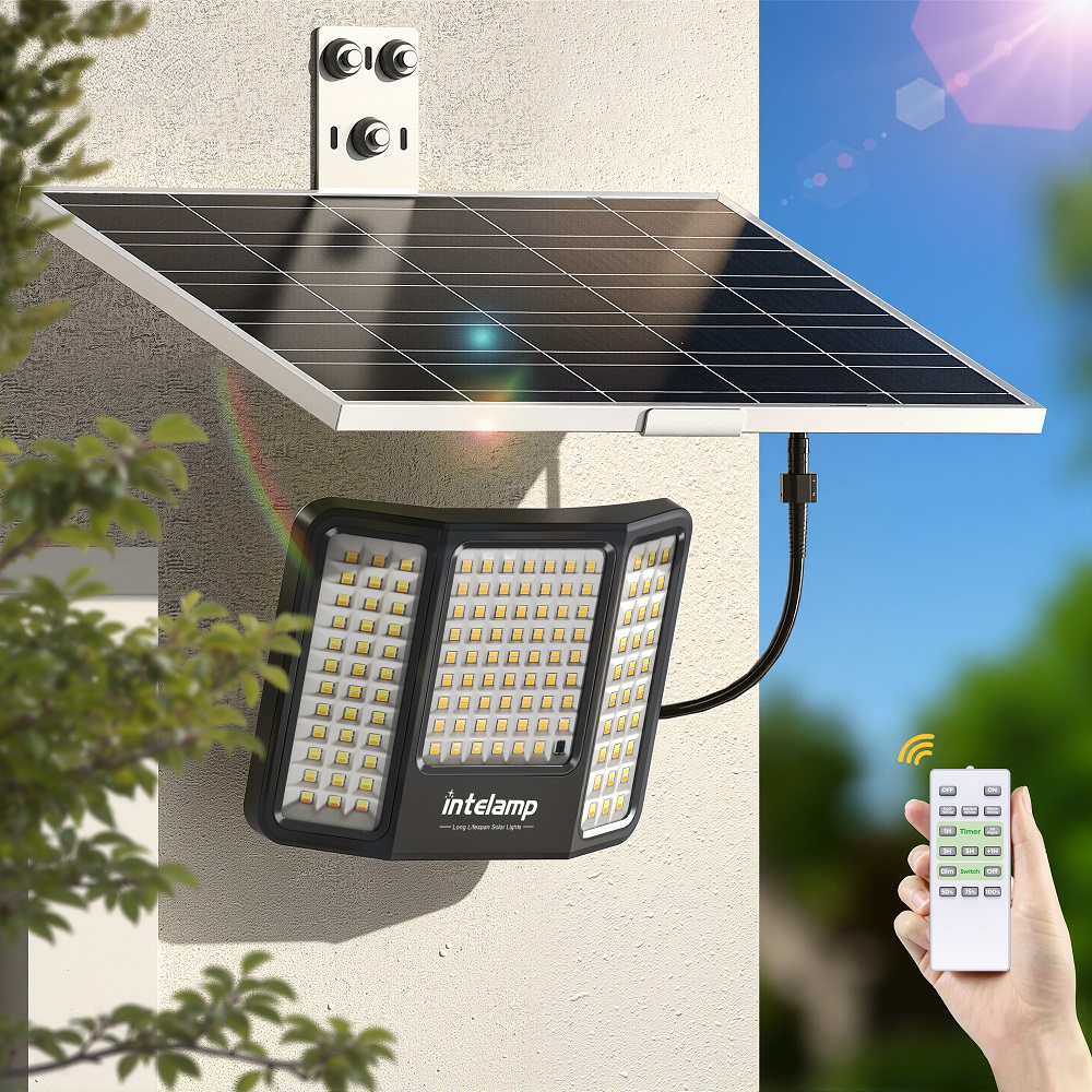 Lampu Sorot Tenaga Surya intel - Outdoor Lighting Dusk To Dawn ulasan dan harga