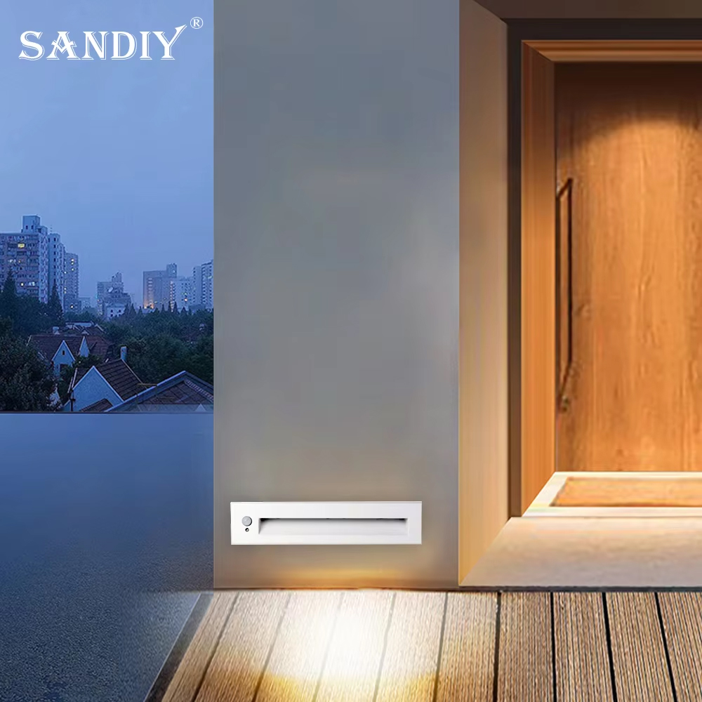 SANDIY Lampu Tangga Sensor Ger - Outdoor Lighting Up And Down ulasan dan harga