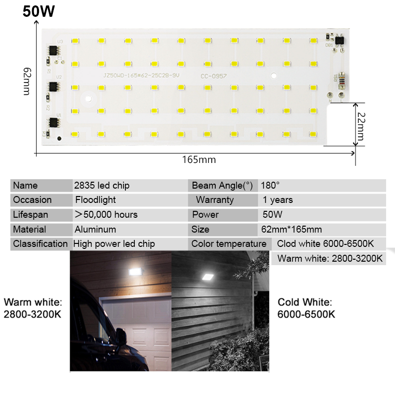 2pcs/50W LED Lampu manik-manik - Zumtobel Outdoor Lighting ulasan dan harga