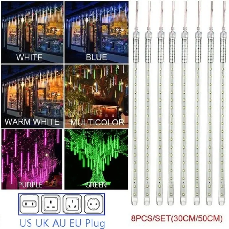 Lampu setrip LED 8 tabung huja - Outdoor Lighting Youtube ulasan dan harga