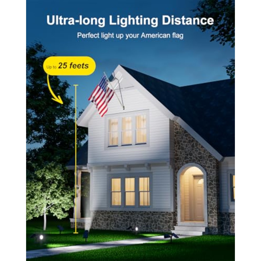 Lampu Sorot Tenaga Surya Tahan - Outdoor Lighting Landscape ulasan dan harga