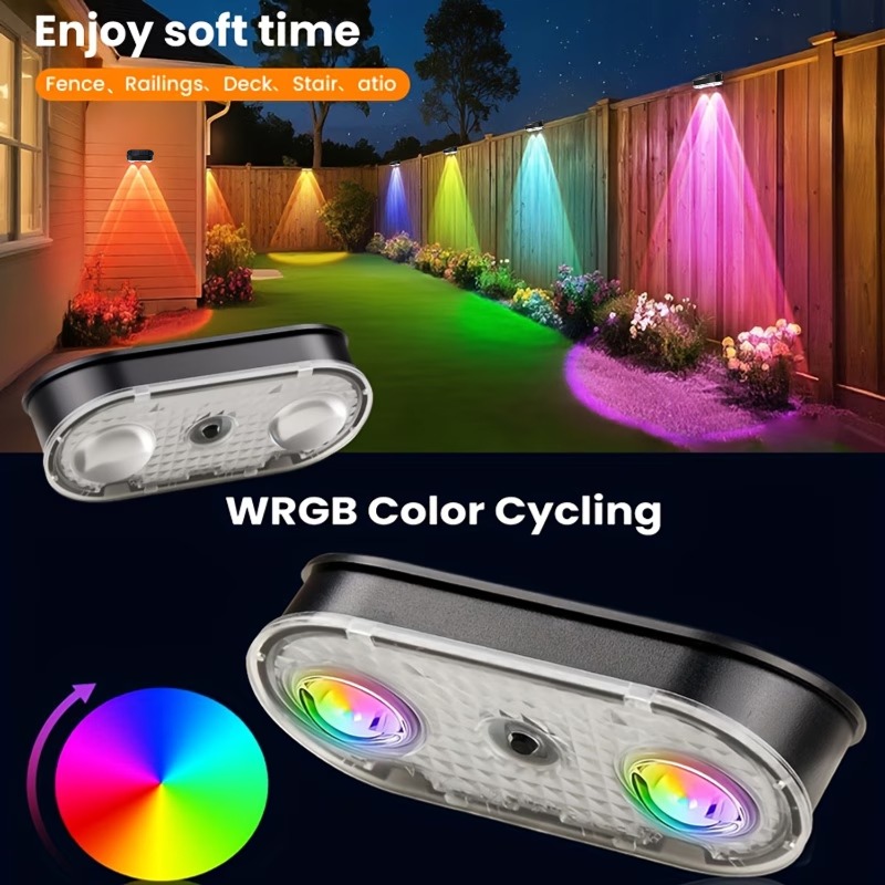 Lampu Pagar Tenaga Surya RGB I - Outdoor Lighting Dusk To Dawn ulasan dan harga