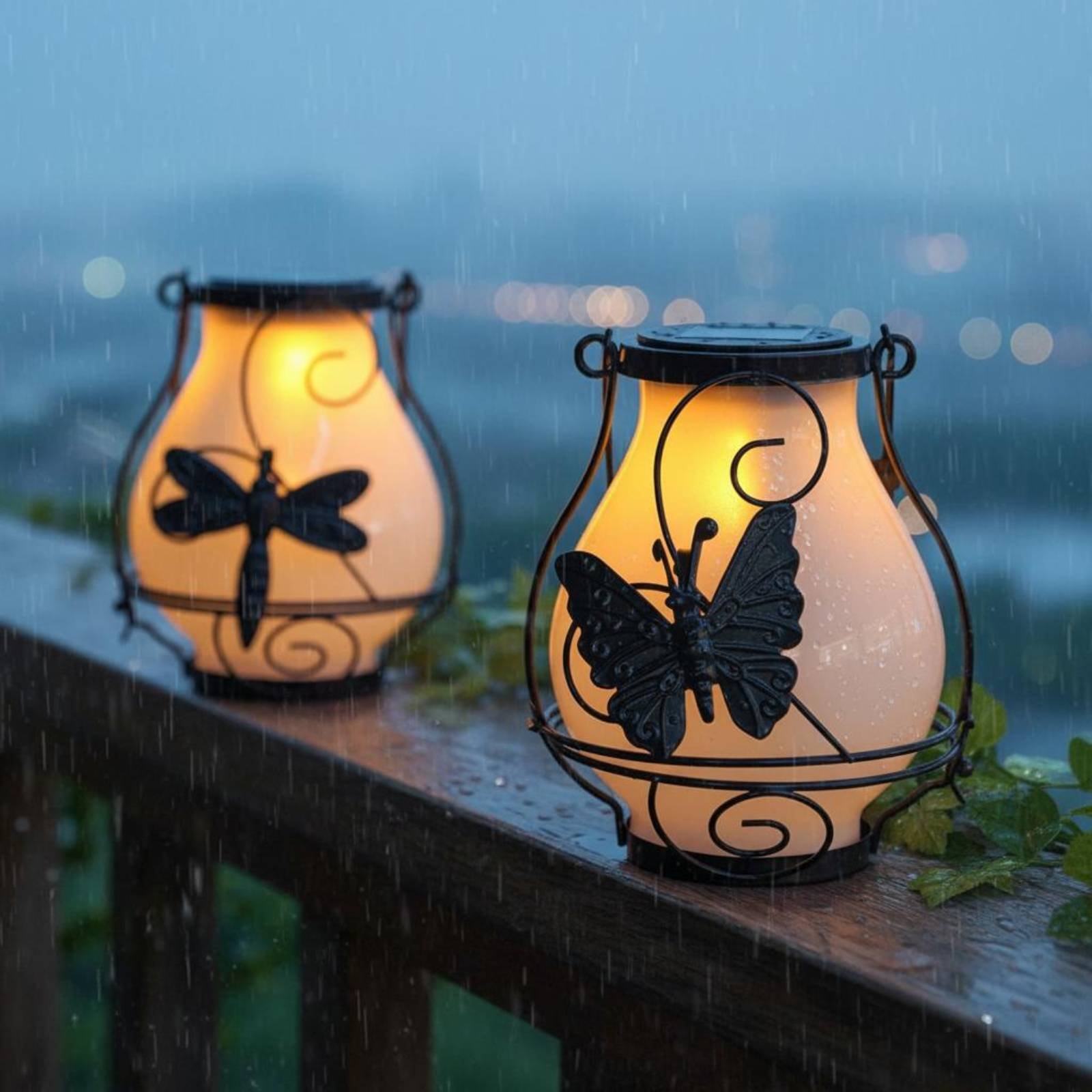 Lentera Kupu-kupu Tenaga Surya - Outdoor Lighting Patio ulasan dan harga