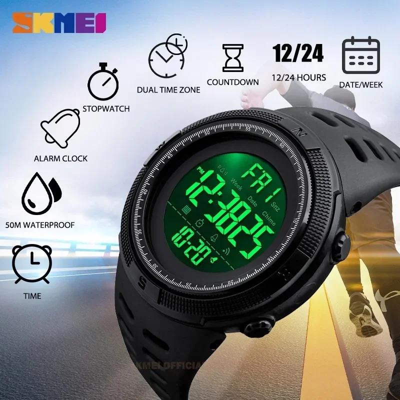 SKMEI 1251 5Bar jam tangan Dig - Outdoor Lighting Zones ulasan dan harga