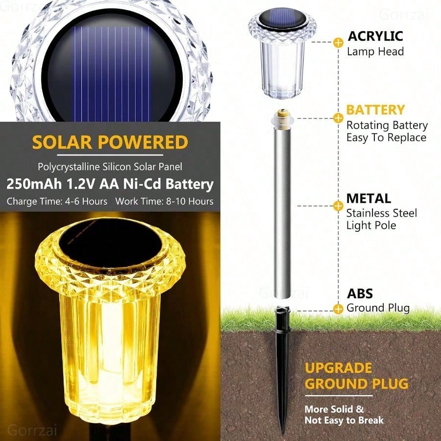 4 buah Lampu Taman Tabung Stai - Outdoor Lighting Youtube ulasan dan harga
