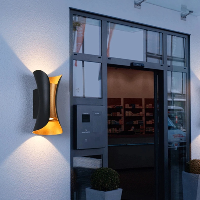 Lampu Dinding LED 10W Aluminiu - Outdoor Lighting Sconce ulasan dan harga