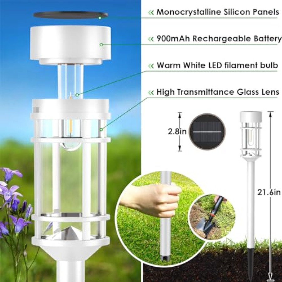 Lampu Jalur Tenaga Surya Tahan - Outdoor Lighting Dusk To Dawn ulasan dan harga