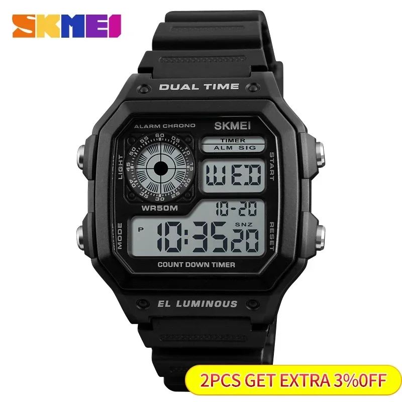 SKMEI jam tangan tali PU pria, - Outdoor Lighting Zones ulasan dan harga