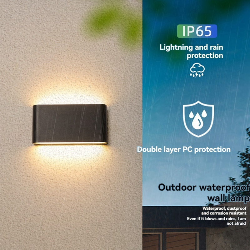 Lampu Dinding LED Tahan Air La - Outdoor Lighting Sconce ulasan dan harga