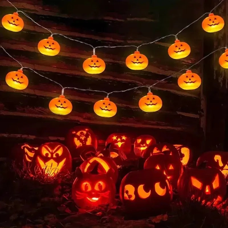 Lampu Hias Labu Halloween 20LE - Outdoor Lighting Lanterns ulasan dan harga