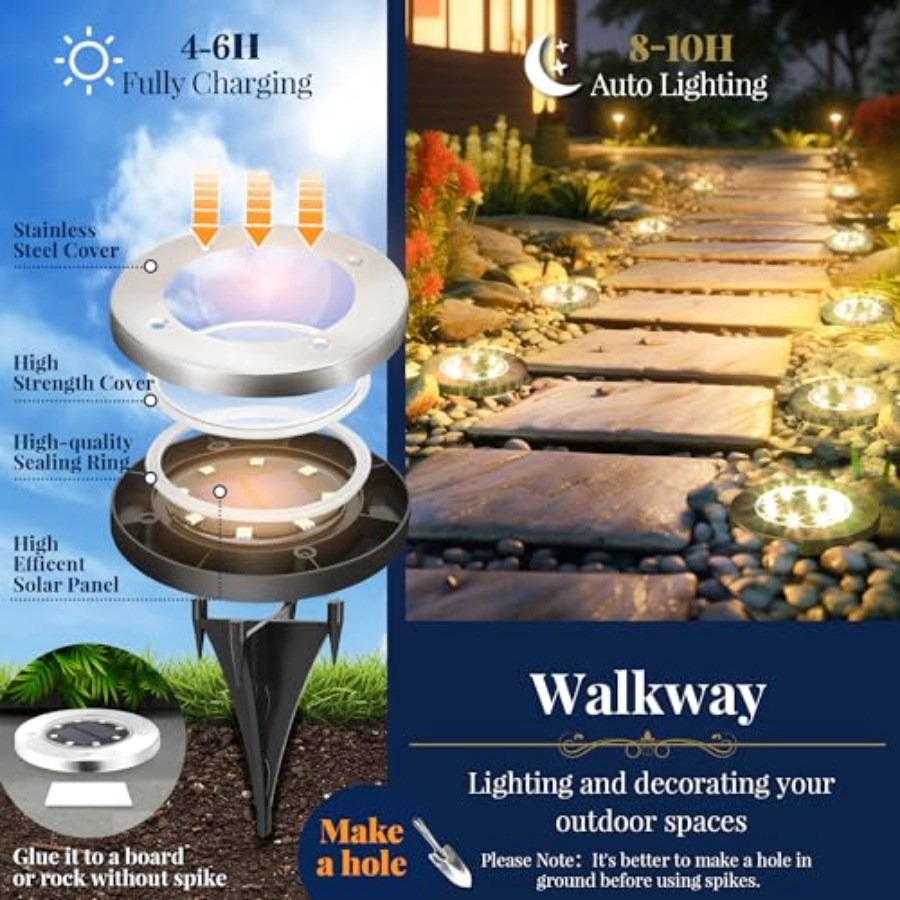Lampu Taman Tenaga Surya Lampu - Outdoor Lighting Patio ulasan dan harga