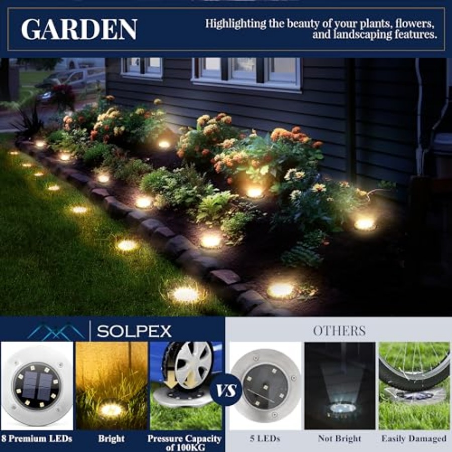 Lampu Taman Tenaga Surya Lampu - Outdoor Lighting Patio ulasan dan harga