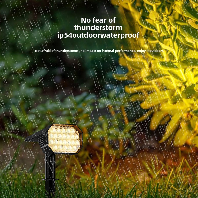Lampu Proyeksi Tenaga Surya 20 - Outdoor Lighting Ground Fixtures ulasan dan harga