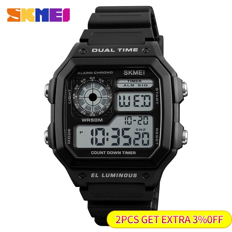 Skmei jam tangan tali PU pria, - Outdoor Lighting Zones ulasan dan harga